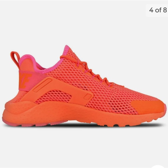 Wmns Air Huarache Run Ultra BR 'Total Crison' Orange/pink - Picture 3 of 13